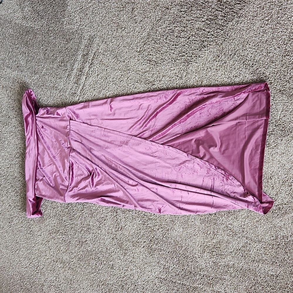 Velour dress Shein